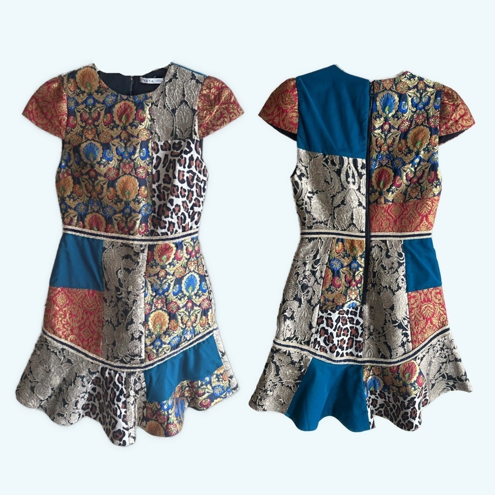 Alice + Olivia rapunzel patchwork dress - Picture 2 of 16